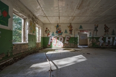 Ein russisches Dorf irgendwo in Brandenburg - Speisesaal